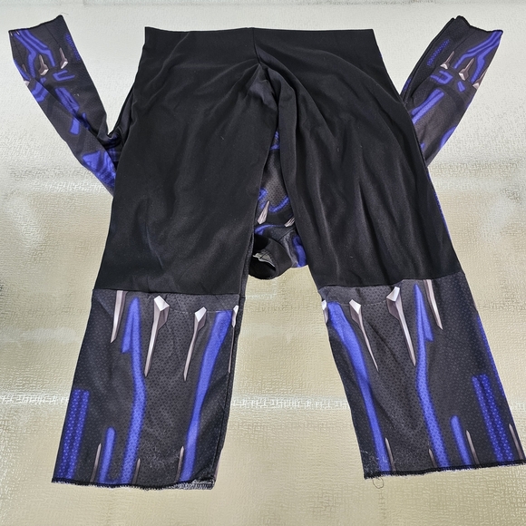 Marvel Black Panther Costume Kids 8-10 Mask Suit Avengers Hero Cosplay Halloween - Picture 10 of 10